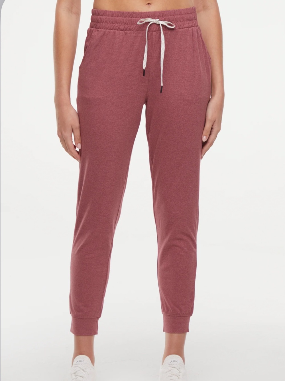 Vuori Performance Jogger Women’s Sz S Heathered Mauve/Pink Pants*55